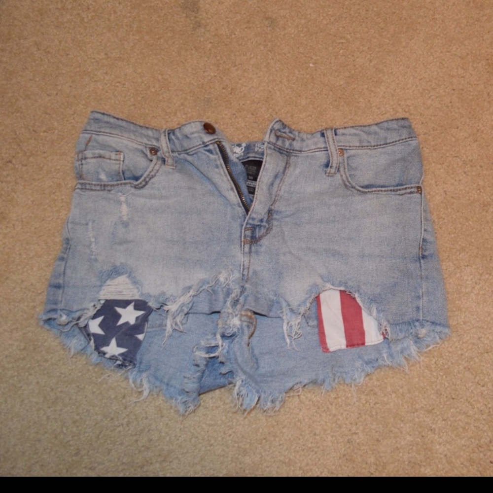 American jean shorts